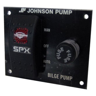 Johnson Pump® - 3-Way Bilge Pump Switch Control Panel