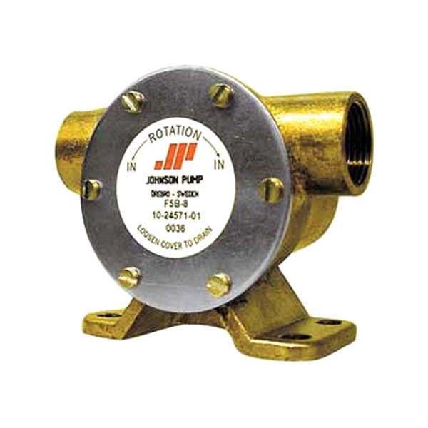Johnson Pump® - F5B 3/4" NPT Pulley Driven Self-Priming Flexible Impeller Engine Cooling Pump