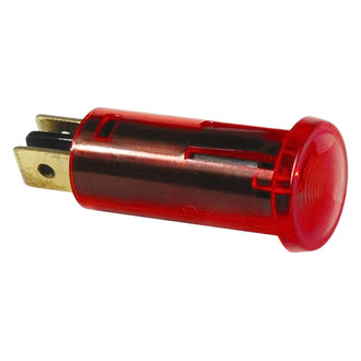 JT&T® - 0.5"D 12V DC 16A Red Incandescent Indicator Light