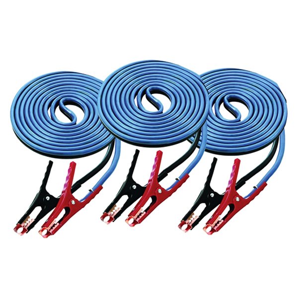 K-Tool International® - 20' 4 AWG 3 Pieces Heavy Duty Booster Cables
