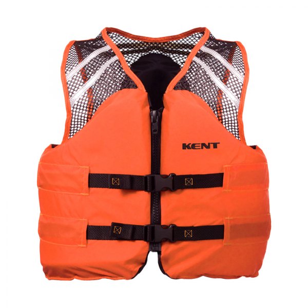 KENT® - Classic Large Orange Mesh Life Vest