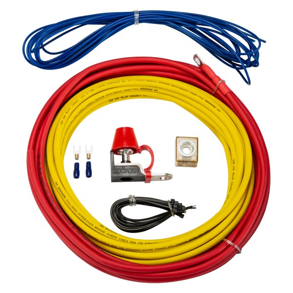 KICKER® - 8 AWG 20' Amplifier Wiring Kit