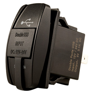 KJM® - 5 V Output Dual USB Power Socket
