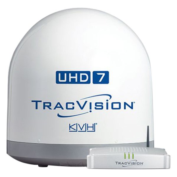 KVH® - TracVision UHD7 26.1" Dia. White TV Antenna System for DirectTV