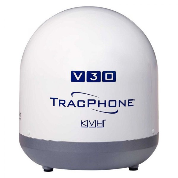 KVH® - TracPhone V30 14.5" Dia. White Phone/Cell Antenna