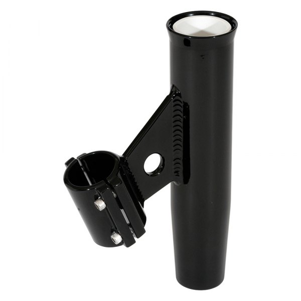 Lee's Tackle® - 1-5/16" O.D. Black Aluminum Clamp-On Vertical Pipe Rod Holder