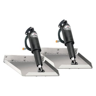 Lenco Marine® - Edge Mount 12V Electric Trim Tab w/o Switch, Pair