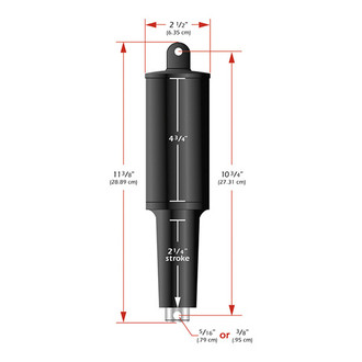 Lenco Marine® - 101 XD Series 12V 11.38" L Electric Actuator with 6' Wire