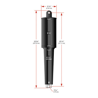 Lenco Marine® - 102 HD Series 12V 13" L Electric Actuator with 6' Wire