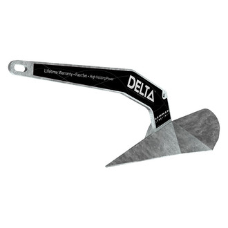 Lewmar® - Delta™ 55 lb Galvanized Steel Plow Anchor