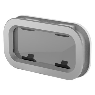 Lewmar® - Standard Series #0 6-1/8" L x 11-15/16" W Smoke Gray Rectangular Opening Portlight