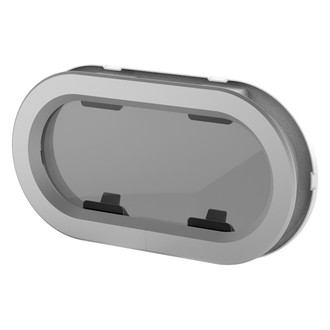 Lewmar® - Standard Series #1RE 6-3/4" L x 13-11/16" W Smoke Gray Rectangular Opening Portlight