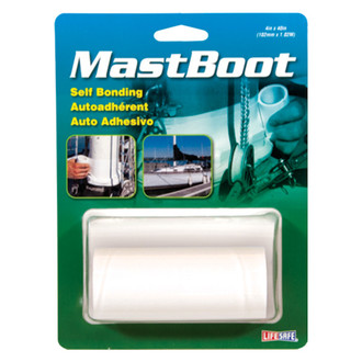 Life Safe® - 3-2/5' L x 4" W White Mastboot Tape