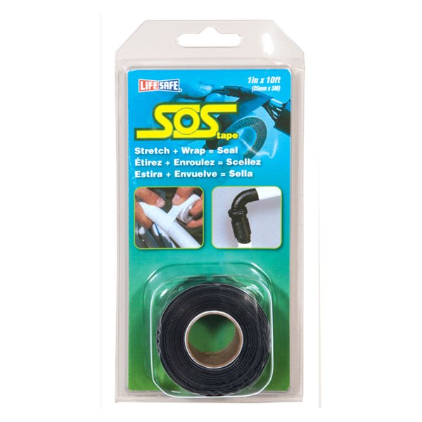 Life Safe® - SOS™ 16' x 1" Black Self-Bonding Repair Tape (1 Roll)