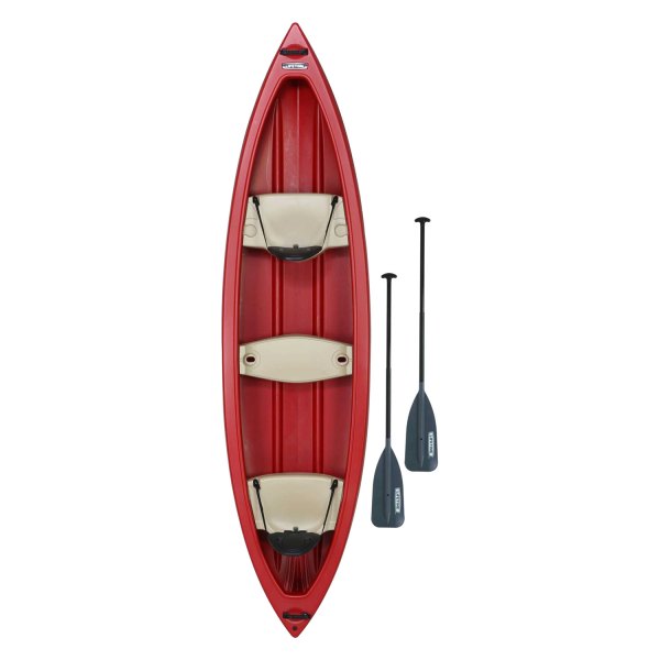 Lifetime® - Kodiak 13' 3-Person Red Solid Canoe