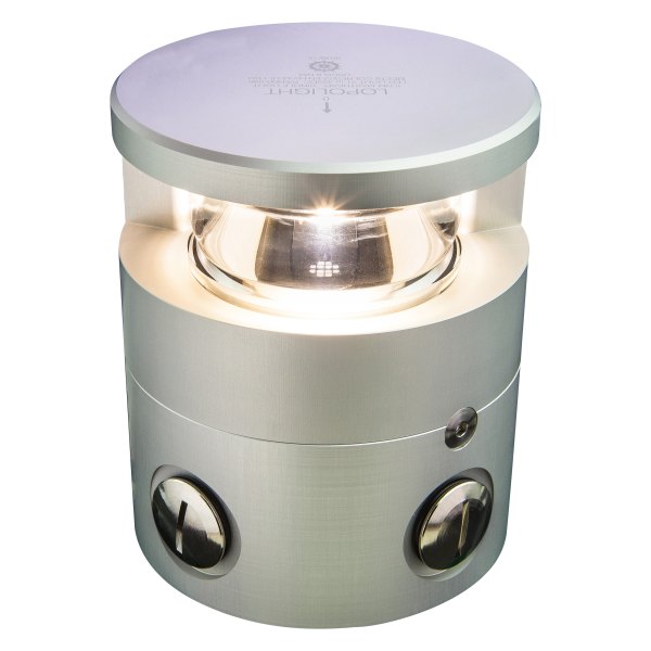 Lopolight® - K-Lock Silver Anodized 5 Nautical Miles Horizontal Mount Single Masthead LED Light