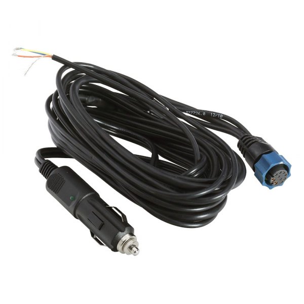 Lowrance® 000-0119-10 - CA-8 Power Cable with Cigarette Lighter  Plug/Proplietary Connectors