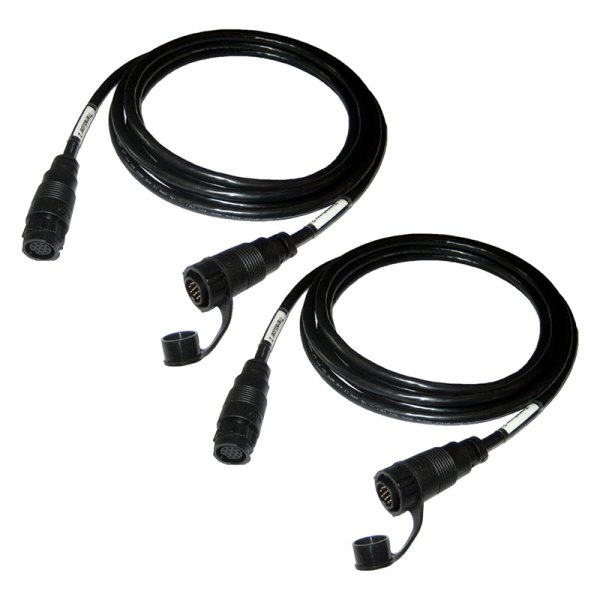 Lowrance® - 12-Pin 10' Transducer Extension Cables, Pair