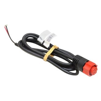 Lowrance® - Power Cable with Bare Wires/Proplietary Connectors for HDS/Mark/Elite/Hook Fish Finders