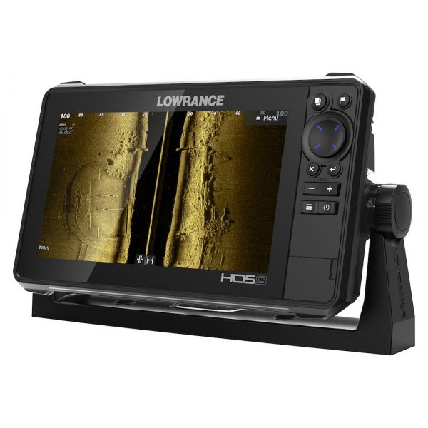 Lowrance® - HDS-9 Live 9" Fish Finder/Chartplotter with Active Imaging™ 3-in-1 Transducer, Basemap