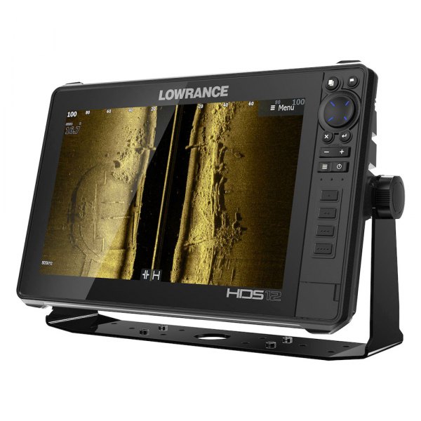Lowrance® - HDS-12 Live 12" Fish Finder/Chartplotter with Active Imaging™ 3-in-1 Transducer, Basemap