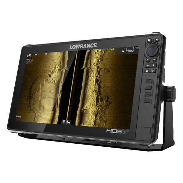 Lowrance® - HDS-16 Live 16" Fish Finder/Chartplotter with Active Imaging™ 3-in-1 Transducer, Basemap