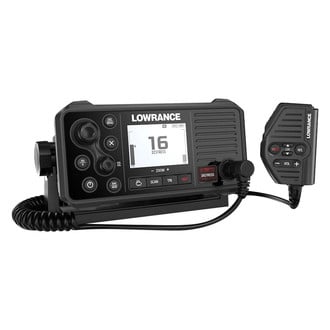 Lowrance® - Link-9 25W RF/30W Hailer Black Fixed Mount VHF Radio