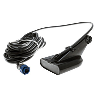 Lowrance® - 9-Pin Plastic Transom Mount Transducer