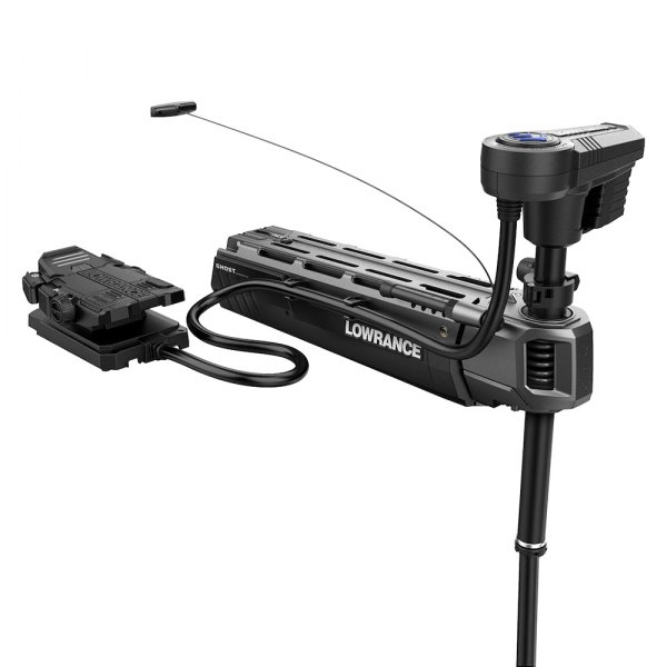 Lowrance® - Ghost 24/36V 120 lb Thrust 47" Shaft Bow Mount Trolling Motor with Integrated Sonar