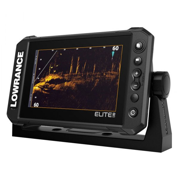 Lowrance® - Elite FS™ 7 7" Fish Finder/Chartplotter with Active Imaging™ 3-in-1 Transducer, C-Map Contour+ US Inland Charts