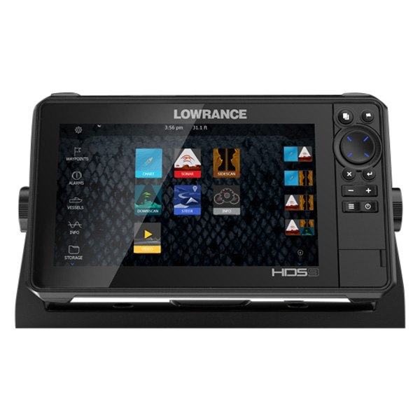 Lowrance® - HDS Live Boat-in-a-box 9" & 12" Fish Finder/Chartplotter Kit with Active Imaging™ 3-in-1 Transducer, Basemap