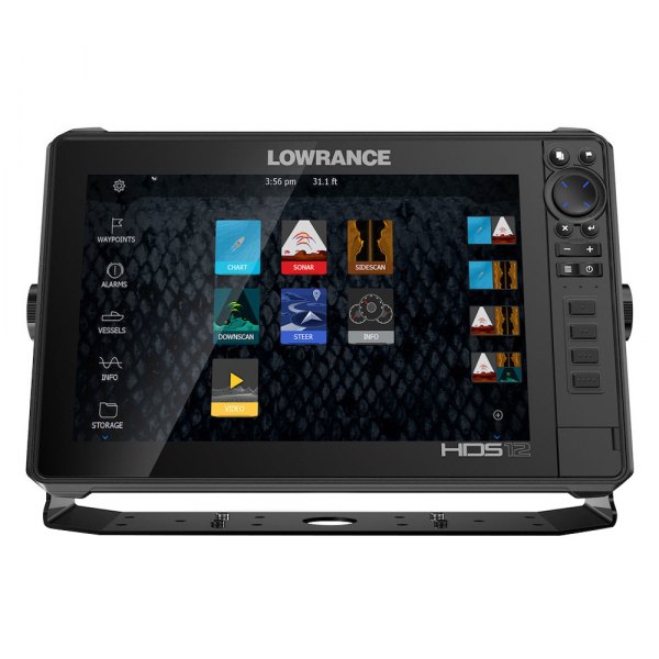 Lowrance® - HDS Live Boat-in-a-box 2 x 12" Fish Finder/Chartplotter Kit with Active Imaging™ 3-in-1 Transducer, Basemap