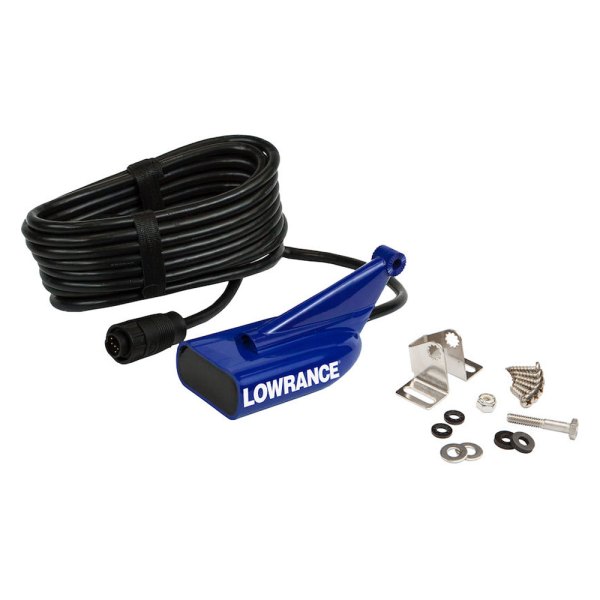 Lowrance® - HDI 9-Pin Plastic Transom Mount Transducer with 6' Cable