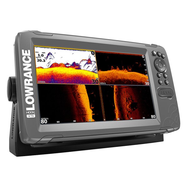 Lowrance® - HOOK² 9" Fish Finder/Chartplotter with TripleShot Transducer, C-Map Essentials US Charts