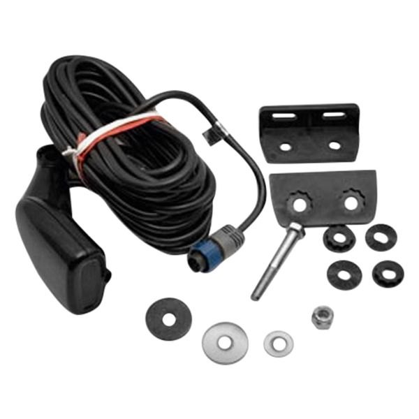 Lowrance® - HST-DFSBL 7-Pin Plastic Transom Mount Transducer with 20' Cable