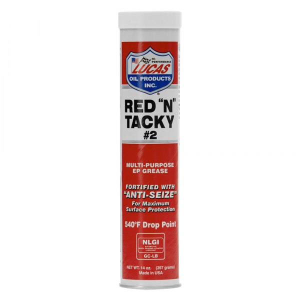 Lucas Oil® - Red "N" Tacky 14 oz. Grease Cartridge, 30 Pieces