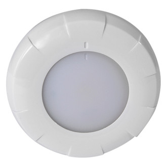 Lumitec® - Aurora 4"D 12V DC 180lm White Plastic Surface Screw Mount LED Courtesy Light