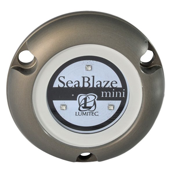 Lumitec® - SeaBlaze Mini 2.98" White Non-Dimming 900 lm Surface Mount Underwater LED Light, 2 Piecec