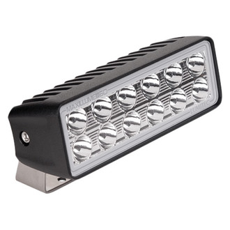 Lumitec® - Maxillume H60 60 W 6000 lm 10 - 30 V DC 3.2" L x 7.1" H x 2.6" D White Housing White Trunnion Mount Dimming LED Flood Light