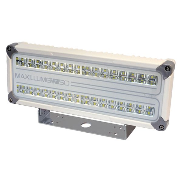 Lumitec® - Maxillume TR150 Series 210 W 20000 lm 10 - 36 V DC 13.8" L x 5.2" H White Housing White Trunnion Mount Non-Dimming LED Spot Light