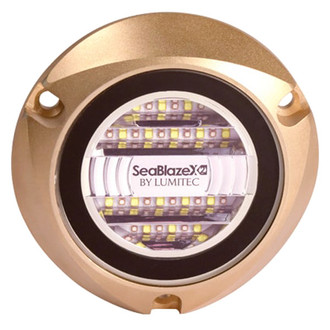 Lumitec® - SeaBlaze X2 Series 3.94" White/Blue 6000 lm Surface Mount Underwater LED Light