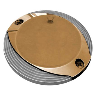 Lumitec® - Scallop 4"D 12V DC 100lm RGBW Surface Screw Mount Pathway LED Courtesy Light