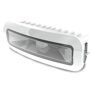 Lumitec® - Capri 3 12 W 1200 lm 10 - 30 V DC 4.08" L x 1.4" H x 1.4" D White Housing White/Blue Flush Mount Dimming LED Flood Light