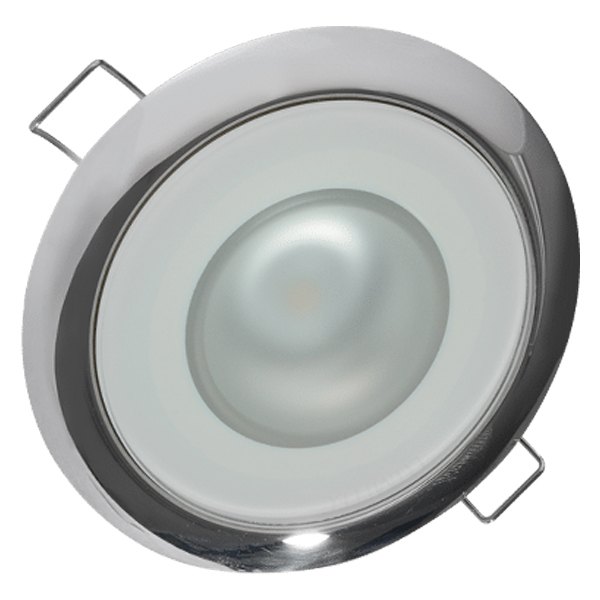 Lumitec® - Mirage 3.25"D 12V DC 172lm White Non-Dimming Recessed Spring Mount LED Courtesy Light