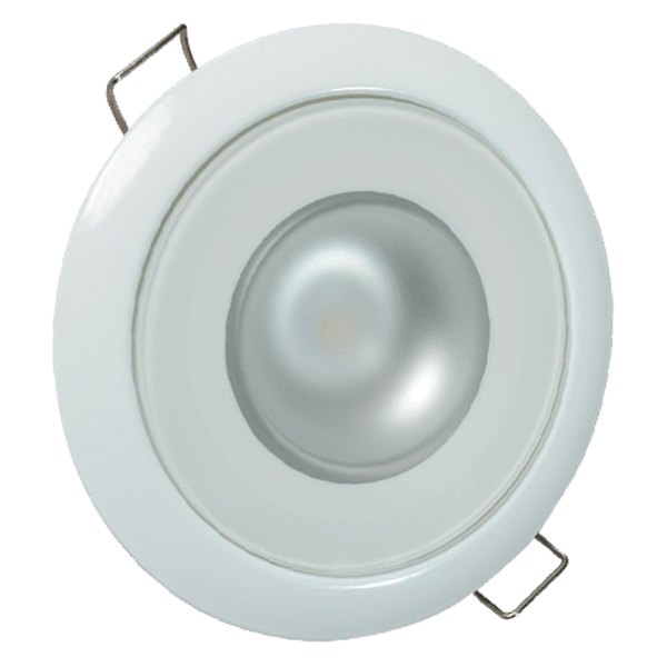 Lumitec® - Mirage 3.25"D 12V DC 380lm White/Blue/Red/Purple Non-Dimming Recessed Spring Mount LED Courtesy Light