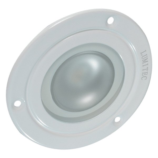 Lumitec® - Mirage 3.5"D 12V DC 380lm White Dimming/Red & Blue Non-Dimming Recessed Screw Mount LED Courtesy Light