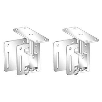 Magma® - Dual Side/Bulkhead or Square/Flat Rail Grill Mount