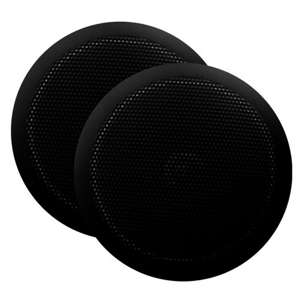 Majestic® - 30W 2-Way 4-Ohm 6" Black Flush Mount Speakers, Pair