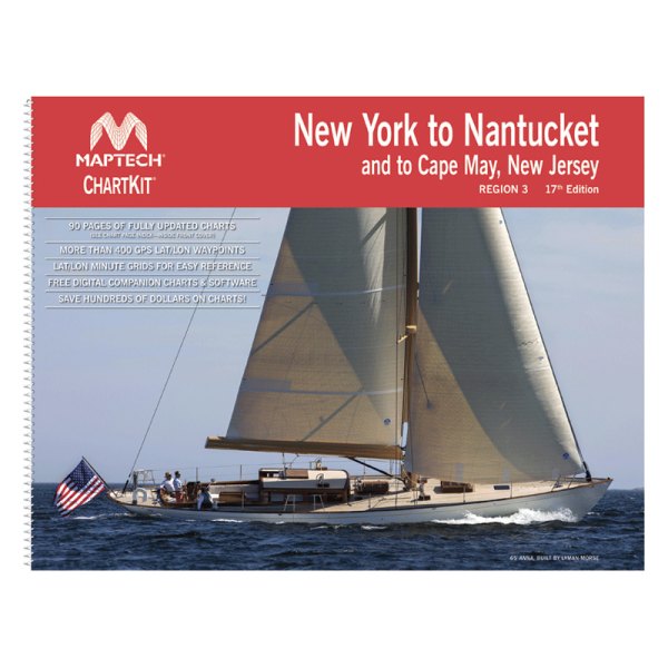 Maptech® - New York to Nantucket and to Cape May New Jersey V17 Chart Kit