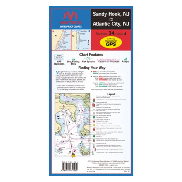 Maptech® - Sandy Hook, NJ-Atlantic City, NJ Chart
